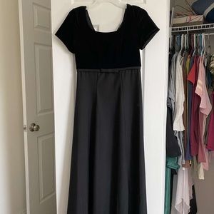 black concert dress, used twice/like new